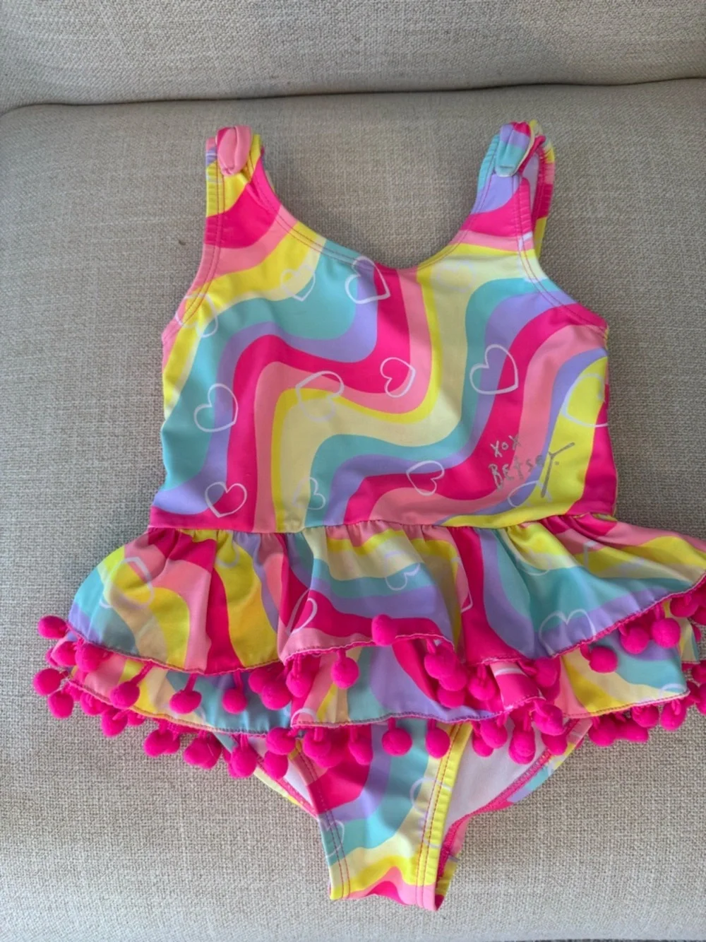 Betsey Johnson Toddler Girl One Piece Swim Suit